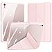 Cover per iPad Air (2022) - TPU+PC+Pelle /PU, Rosa, Auto Wake /Sleep - Foto miniatura 3