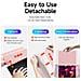 Cover per iPad Air (2022) - TPU+PC+Pelle /PU, Rosa, Auto Wake /Sleep - Foto miniatura 4