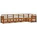 Set divani 6 pcs Naturale Legno di Acacia Massello - Foto miniatura 1