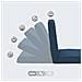 Sedia a pavimento regolabile Blu Tessuto - Foto miniatura 9