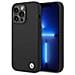 Custodia Bmw Bmhcp14lsilbk Per Iphone 14 Pro 6,1 Nera /nero In Silicone Con Logo Metallico - Foto miniatura 1