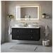 Mobile sottolavabo, Beige e marrone, 160 cm, 4 cassetti con chiusura ammortizzataMobileda bagno - Foto miniatura 3