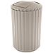 Cestino Rifiuti In Plastica Grigio - Foto miniatura 1