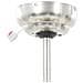 Ventilatore Da Soffitto Decorato Con Luce 128 Cm Bianco - Foto miniatura 2