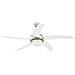 Ventilatore Da Soffitto Decorato Con Luce 128 Cm Bianco - Foto miniatura 7