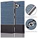 Custodia Compatibile Con Nokia Lumia 950 In Blu Scuro Nero - Coperchio Protettiva Con Chiusura Magnetica, Funzione Stand E Tasca Per Le Carte - Foto miniatura 9