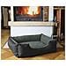 Lupi Letto Per Cane / gatto Cuccia Cuscino Per Cane, Divano Per Cane, Cestino Per Cane, Nero / grigio S - Foto miniatura 3