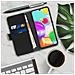 Custodia Samsung Galaxy A41 Portafoglio Supporto Video Cover Soft Touch Nero - Foto miniatura 4