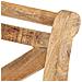 Panca Per Ingresso 103x33x72 Cm In Legno Massello Di Mango - Foto miniatura 6