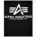 Alpha Industries 178312 03 Felpa Con Cappuccio, Nero, L Uomo - Foto miniatura 3