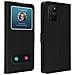 Custodia Samsung Galaxy S10 Lite Doppia Finestra Cover Silicone Nero - Foto miniatura 1