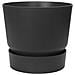 Vaso Per Fiori Rotondo Greenville 40 - Esterno - Ø 39 X H 36,8 Cm - Nero Vivente - Foto miniatura 1