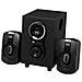 Set di Altoparlanti Amplificati AVX 615 BT 2.1 con Subwoofer Potenza 30 Watt Bluetooth con Telecomando - Nero - Foto miniatura 1