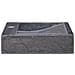 Lavandino Nero 58x39x10 cm in Marmo - Foto miniatura 4