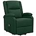 Poltrona Alzapersona Reclinabile Verde Scuro In Tessuto - Foto miniatura 3