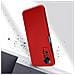 Cover Xiaomi Redmi Note 11 / 11s Retro Rigido E Fronte Flessibile - Rossa - Foto miniatura 4