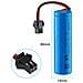 1 Pezzo Batteria Lipo 1s Da 3.7v 1200mah Con Connettore Sm Plug Per Rc Auto Off Road Camion - Foto miniatura 2