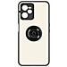 Cover Realme C35 / Narzo 50a Prime Bimateria Anello Metallico Supporto Nera - Foto miniatura 1