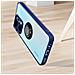 Cover Per Honor X7a Bimateria Anello Metallico Supporto Bordo Blu - Foto miniatura 3
