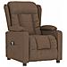 Poltrona Elettrica Reclinabile Marrone In Tessuto - Foto miniatura 3