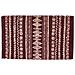 Tappeto Passatoia Cucina Indiano 100% Cotone Disegno Etnic Bordeaux 55x280 Bordeaux - Foto miniatura 1