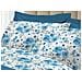 Completo Lenzuola Letto 100% Cotone Italy 3027 Disegno Rosa Piazza E Mezza Azzurro - Foto miniatura 5