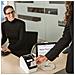 Stampante per etichette grigio /nero, USB 2.0, LAN, WLAN, Bluetooth, incl. 3x rotoli di carta continua - Foto miniatura 6