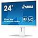 Prolite Xub2492hsu-w5 Led Display 61 Cm (24'') 1920 X 1080 Pixel Full Hd Bianco - Foto miniatura 4