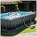 26364NP - Piscina Ultra XTR Frame rettangolare con Pompa Filtro Scaletta e Teli 732x366x132 cm - Foto miniatura 3
