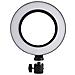 Anello Luminoso Girevole Con Supporto, Led, 20 Cm - Nero - Foto miniatura 2