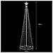 Albero Natale Luminoso Colore Bianco Freddo 753 Led 280cm Decorazione Per Estern - Foto miniatura 3