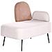 Chaise Longue Versione Destra Arcey Tessuto Marrone - Foto miniatura 3