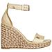 Colorful High Wedge Sandal Sandali Sintetico Scarpe Donna Beige Eu 39, Fw0fw07914 Acr - Foto miniatura 1