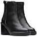 Cassiano Booties Stivaletti Pelle Scarpe Donna Nero Eu 39.5, 26178671 - Foto miniatura 1