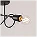 Lampadario Loop 2 Nero Sl. 1472 - Minimalista Lampadario Nero 25.5x57x18 Cm - Foto miniatura 6