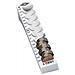 ''' Scanalatura Per Monete Grigio Chiaro 3,4 X 18,0 X 4,5 Cm ""'' - Foto miniatura 1