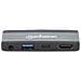 190404 replicatore di porte e docking station per laptop Cablato USB 3.2 Gen 2 (3.1 Gen 2) Type-C Grigio - Foto miniatura 4