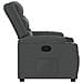 Poltrona Reclinabile in Tessuto Grigio Scuro - Foto miniatura 7