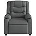 Poltrona Reclinabile in Tessuto Grigio Scuro - Foto miniatura 6