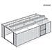Casetta Garage Giardino Box In Acciaio Zincato 360x514cm X H2.32m - 320kg - 18,5mq - Verde - Foto miniatura 3