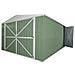 Casetta Garage Giardino Box In Acciaio Zincato 360x514cm X H2.32m - 320kg - 18,5mq - Verde - Foto miniatura 1