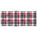 Lusso Casadino -  Cuscini Per Sedie 4 Pz Rossi A Quadri 120x50x3 Cm In Tessuto - Foto miniatura 6