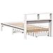 Letto Libreria senza Materasso Bianca 90x200 cm Legno di Pino - Foto miniatura 6