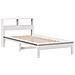Letto Libreria senza Materasso Bianca 90x200 cm Legno di Pino - Foto miniatura 7