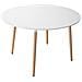 Tavolo Rotondo 120cm Bianco Martha - Foto miniatura 1