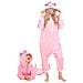 Pigiama Da Donna Costume Kigurumi Onesie Jiggly Puff Pokemon Rosa 165-175 L - Foto miniatura 8