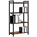Libreria Rovere fumo 60 x 30 x 118 cm Legno multistrato - Foto miniatura 3