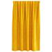 Tende con tende 2 pcs giallo senape 140 x 140 cm Velluto - Foto miniatura 3