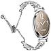 Bracciale Cuore E Diamanti Compatibile Con Garmin Lily 2 - Elegante Semichiusura In Lega Di Zinco Silver - Foto miniatura 1