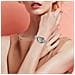 Bracciale Cuore E Diamanti Compatibile Con Garmin Lily 2 - Elegante Semichiusura In Lega Di Zinco Silver - Foto miniatura 6